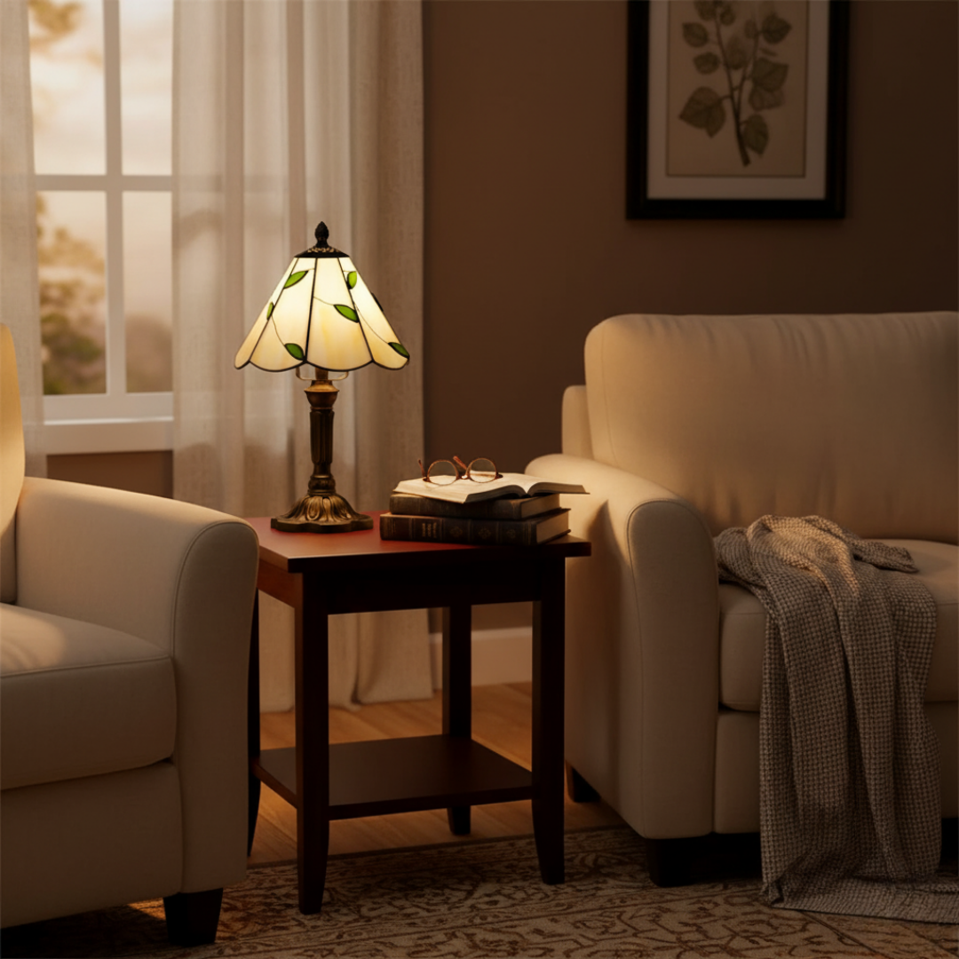 Retro Baroque-Inspired LED Table Lamp