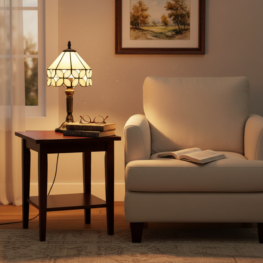 Old-World Baroque Style LED Lamp