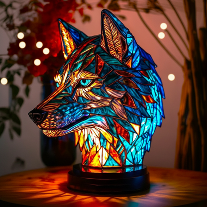 Enchanting Wolf Lamp